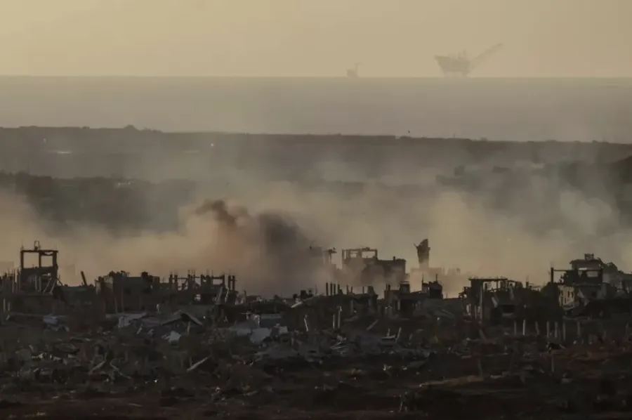 Israeli side of the border with the Gaza Strip